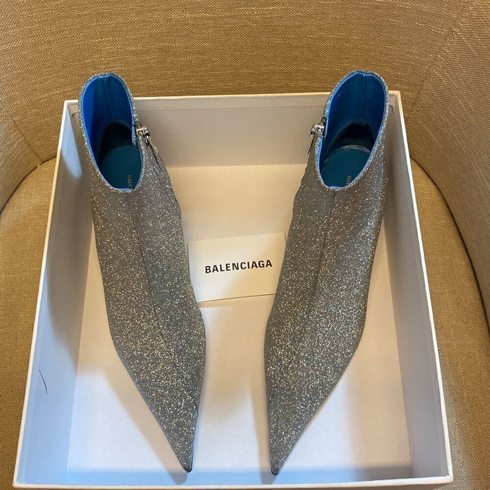 Balenciaga Leather Glitter Kitten - Picture 2 of 16